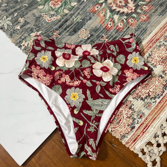 Cupshe floral print high waisted bottoms - Picture 1 of 8
